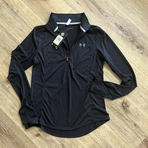 Under Armour Threadborne Heat Gear Black M NWT